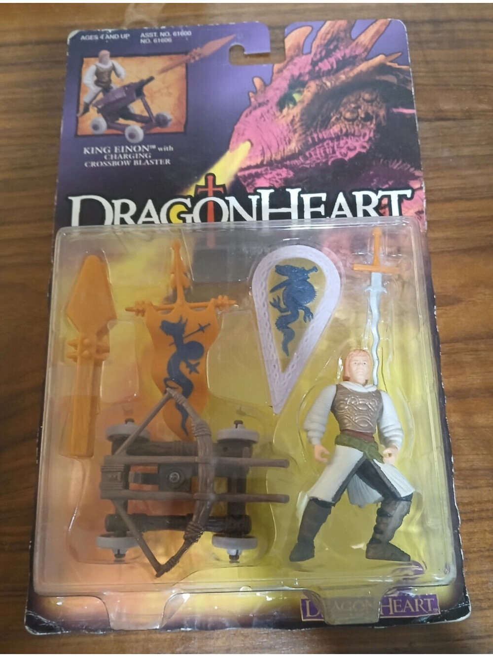 Vintage Lot of 2 Kenner Hasbro 1995 DragonHeart King Einon & Felton